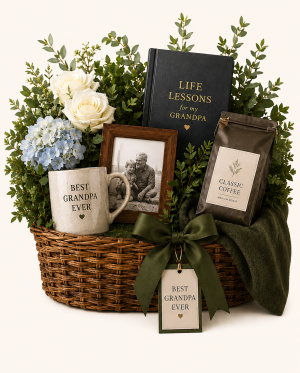 The Men We Love Gift Basket
